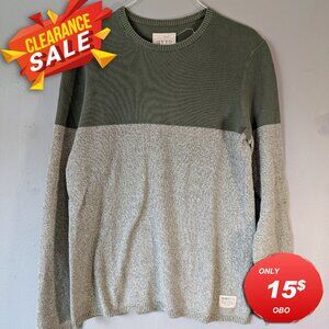 Tom Taylor Denim Green Cotton Large Sweater